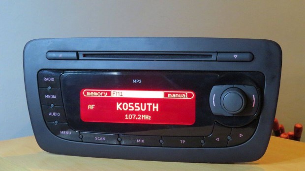 Seat Ibiza gyári cd mp3 rádió fejegység