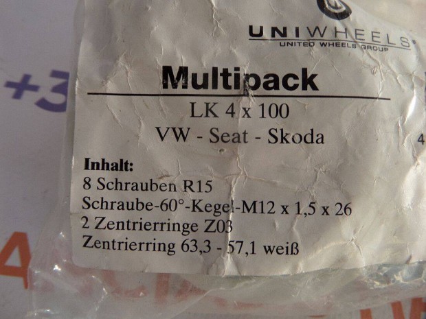 Seat Toledo Elad j 16-20db-os kerkcsavar szett, Volkswagen,Skoda,Se