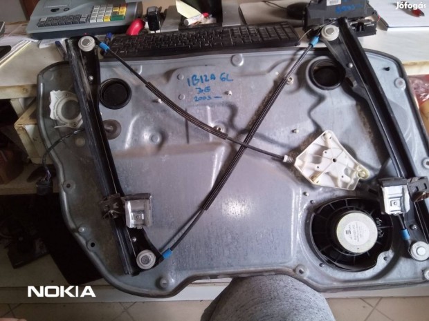 Seat ibiza 6l 2003- 5 ajtós jobb első elektromos ablakemelő szerkezet