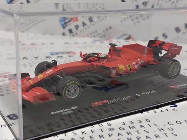 Sebastian Vettel Ferrari SF1000 #5 Austrian GP formula 1 2020 1:43 Bb