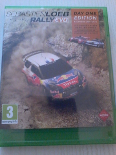 Sebastien Loeb Rally Xbox 1 jtk elad.(nem postzom)