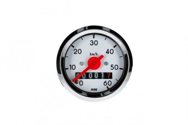 Sebességmérő 60 km/h kerek 48 mm Simson