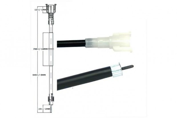 Sebess�gm�r� k�bel Rieju RR / Derbi Easy