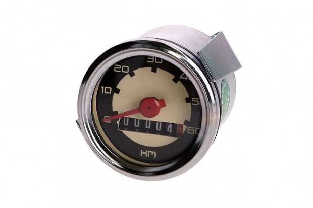 Sebess�gm�r� univerz�lis 60 km/h feh�r Puch / Herkules / Simson