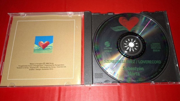 Sebestyn Mrta Szerelmes lemez Cd 1996