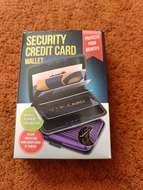 Secerity credit card wallet (aluminuim krtyatart).