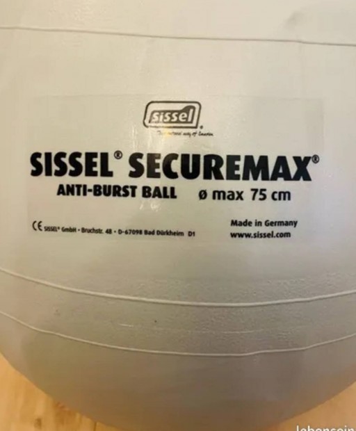 Securemax Sissel gimnasztikai labda 75m felbontott j - elad