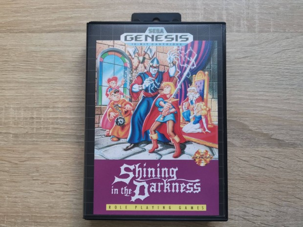 Sega Genesis Shining in the Darkness bootleg dobozzal, kziknyvvel