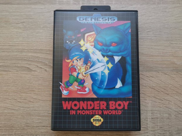 Sega Genesis Wonder Boy in Monster World bootleg dobozzal kziknyvvel