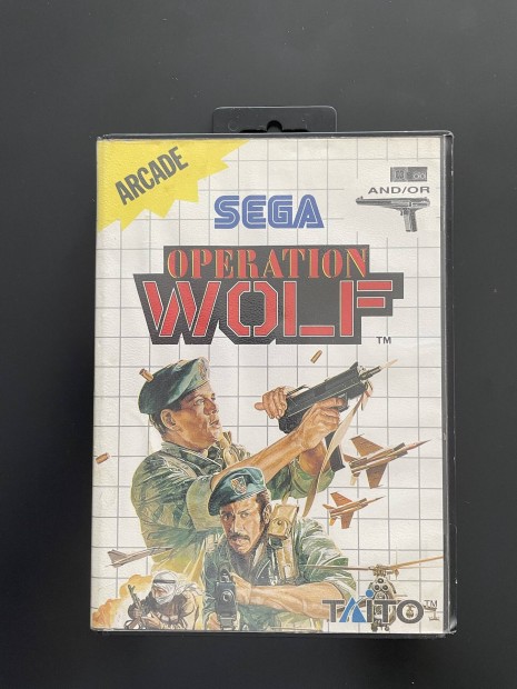 Sega Master System Operation Wolf Játék