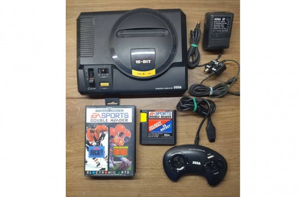 Sega Mega Drive 16-Bit jtkkal, kontrollerrel, mkdik!