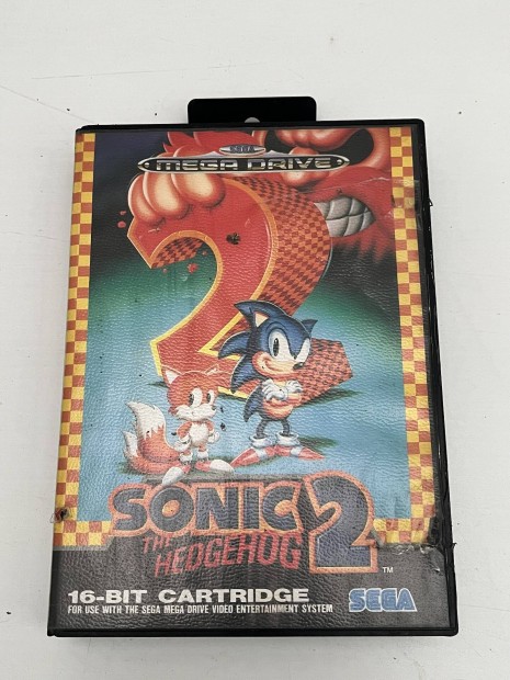 Sega Mega Drive jtk Sonic 2 eredeti