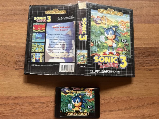 Sega Megadrive Sonic 3 Asian