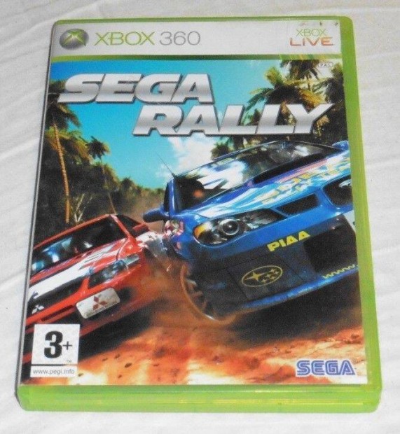 Sega Rally (Rally, autverseny) Gyri Xbox 360 Jtk