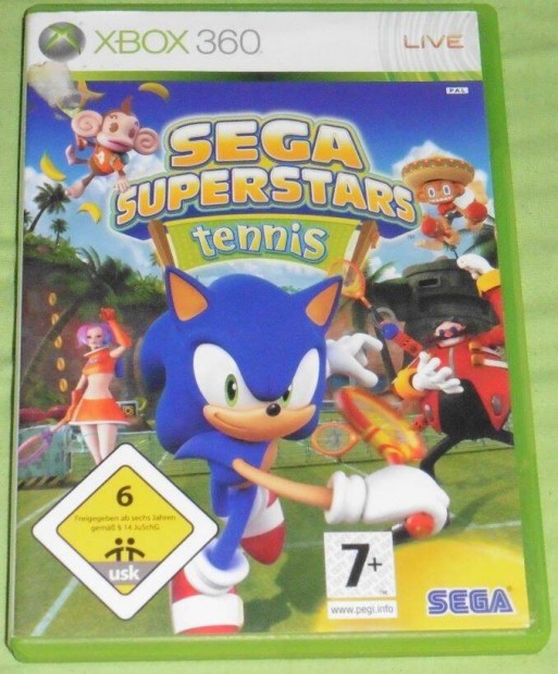 Sega Superstars Tennis (Gyerekes, Tenisz) Gyri Xbox 360 Jtk