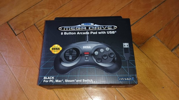 Sega mega drive usb retro bit kontroller nintendo switch pc