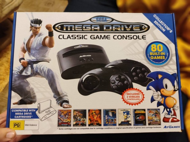 Sega megadrive classic kiads, 80 jtkkal dobozos