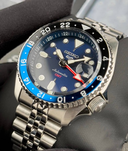 Seiko 5 Sports GMT Ssk003K1 j, automata karra 