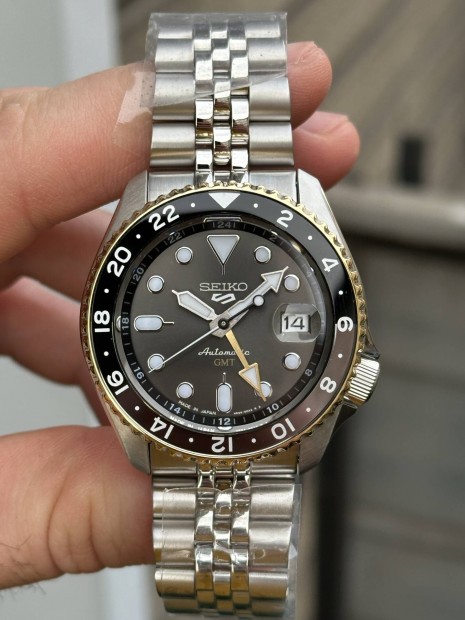 Seiko 5 Sports GMT Ssk021K1 j, automata karra 