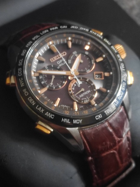 Seiko Aston GPS solar titnium kermia lnetta 