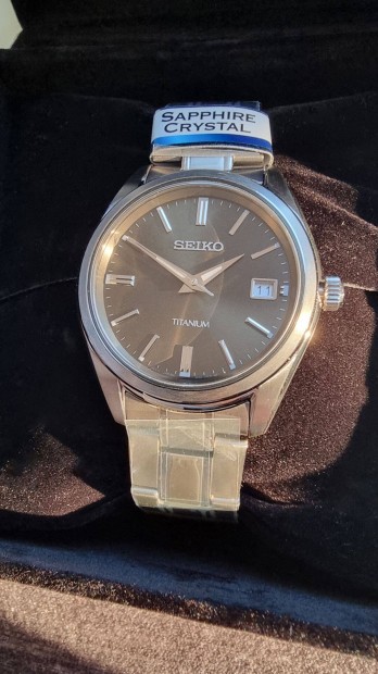 Seiko Classic Sur375P1 / Titnium-zafr karra / Teljesen j /