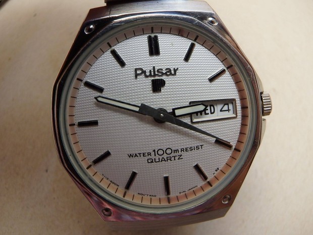 Seiko Pulsar Frfi ra Watch MADE Japan Elad Szp llapotban