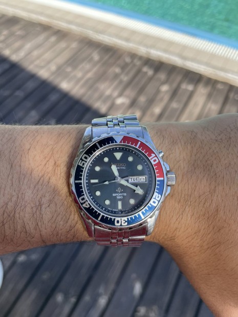 Seiko Scuba Diver Pepsi Kinetic