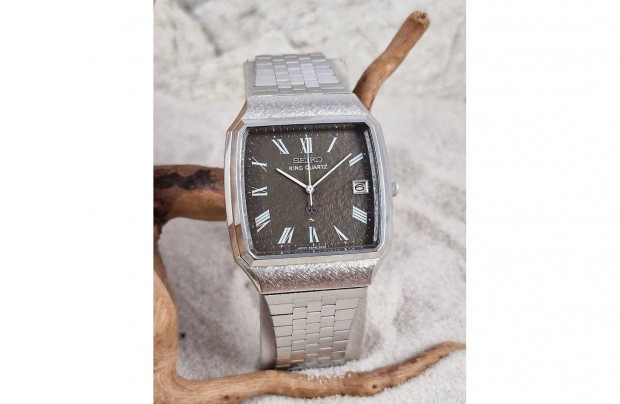 Seiko 'King Quartz' vintage karóra, JDM, számla és garancia. 1978.03