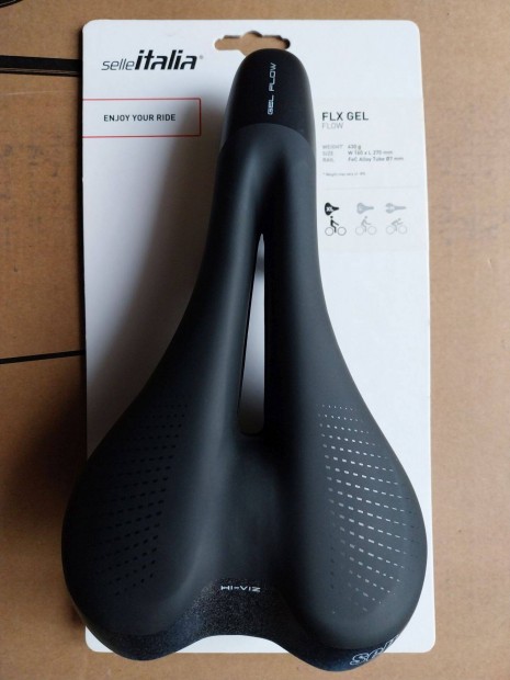 Selle Italia Flx Gelflow Hi-Viz trekking 160mm nyereg