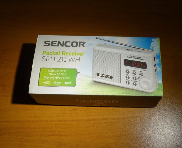 Sencor SRD 215 WH FM rdi s MP3 lejtsz radio