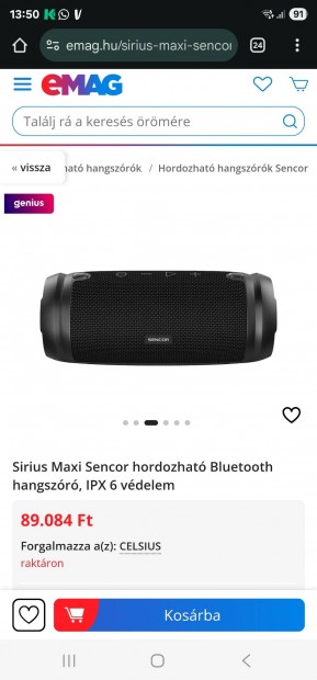 Sencor Sirius Maxi 6800 jszer