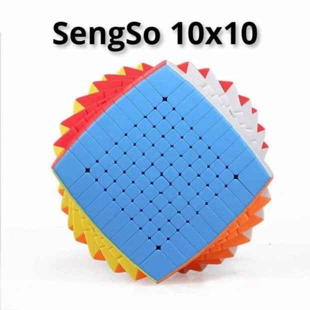 Sengso, 10x10x10, rubik jtk, kocka, pillow, lekerektett, 8,7x8,7 cm