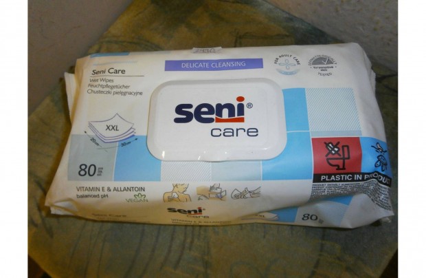 Seni Care 80 db-os, XXL mret, egszsggyi nedves trlkend csomag