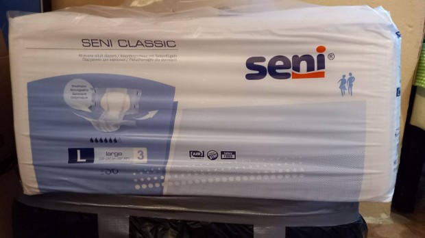 Seni Classic unisex felntt pelenka L-es mret