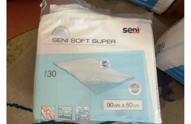 Seni soft super nedvszívó betegalátét 90 x 60 cm, 27 db