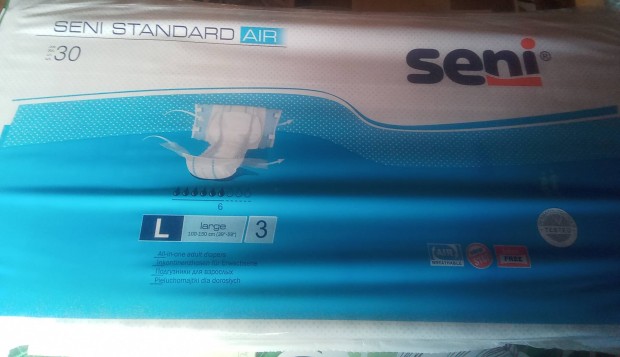 Seni standard  air L  pelenka/felntt/