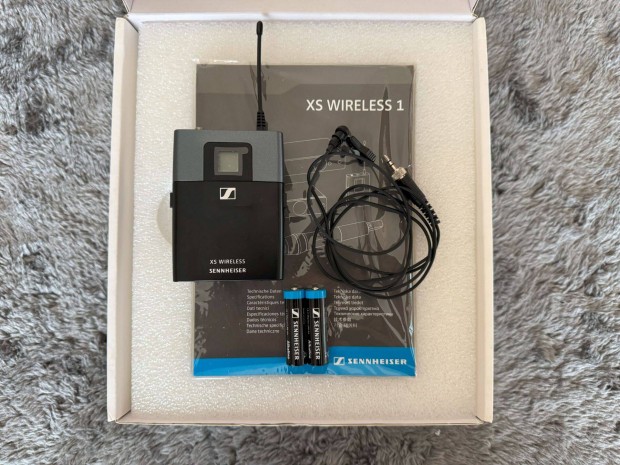 Sennheiser SK Xsw + AV-Leader TCM-361 Csptets mikrofon