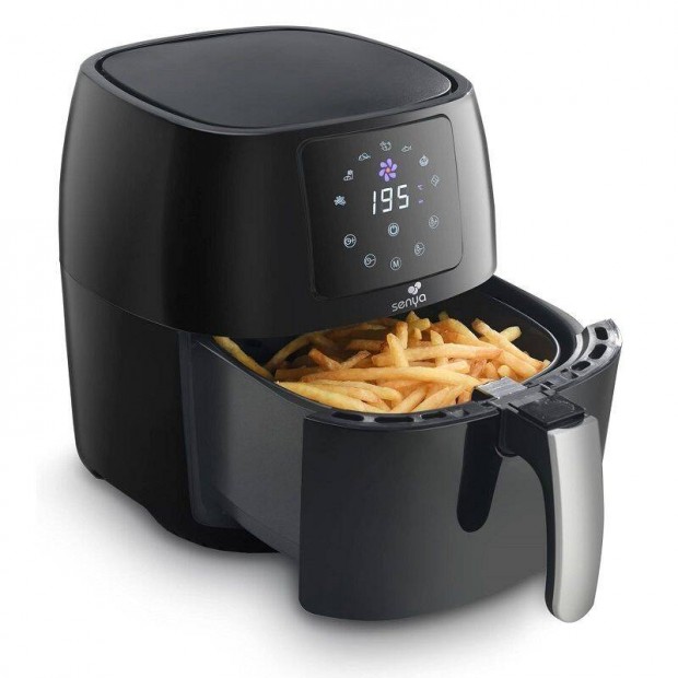 Senya My Air Cook forrlevegs st, 4.5l, 1400W - fekete (Syck-AF002)