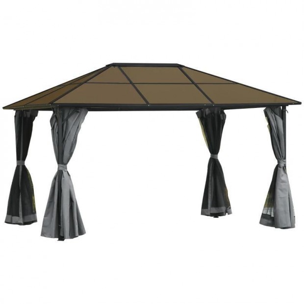 Serenity Grove ALUMNIUM pavilon pergola polikarbont tetvel,