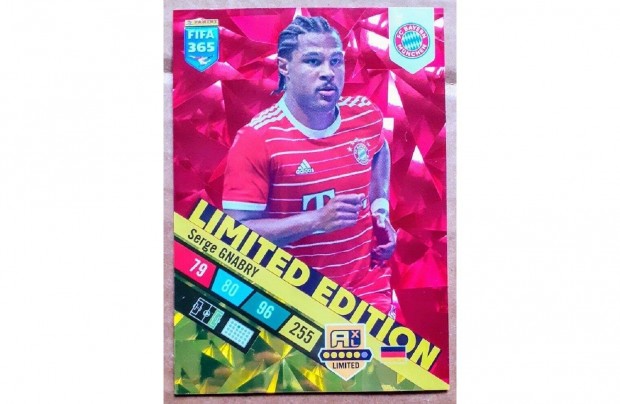 Serge Gnabry Bayern Mnchen Limited focis krtya Panini FIFA 2023