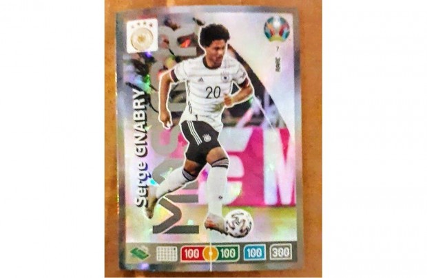 Serge Gnabry Nmetorszg Rare Top Master focis krtya Panini Euro 2020