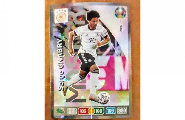 Serge Gnabry Nmetorszg Rare Top Master focis krtya Panini Euro 2020