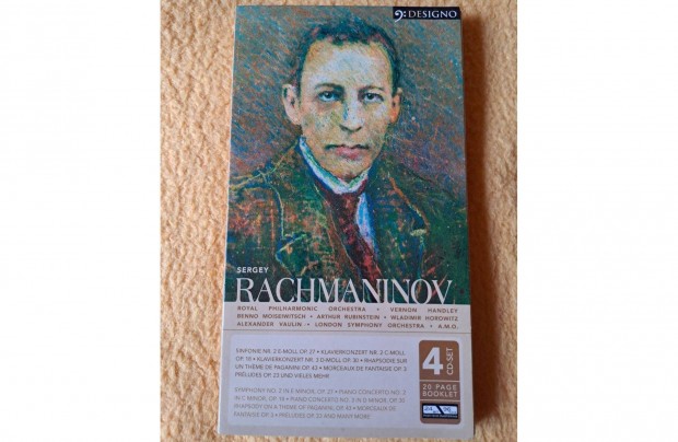 Sergey Rachmaninov 4 db-os CD lemez szett + 20 oldalas fzet