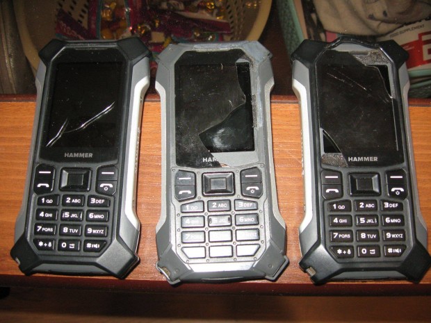 Sérült Hammer Patriot Dualsim Mobil Telefon Strapatelefon IP68 Munkás