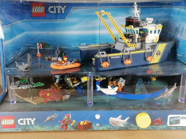 Srlt LEGO City Display 60095 Mlytengeri kutatjrm elad!