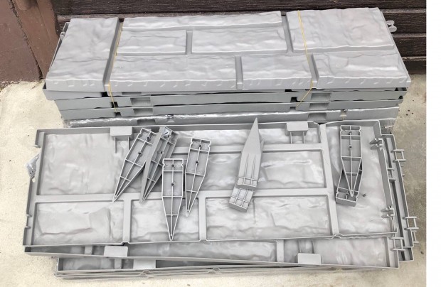 Srlt Tglahats Szrke Virggys szegly / kerts - 59 x 31 cm