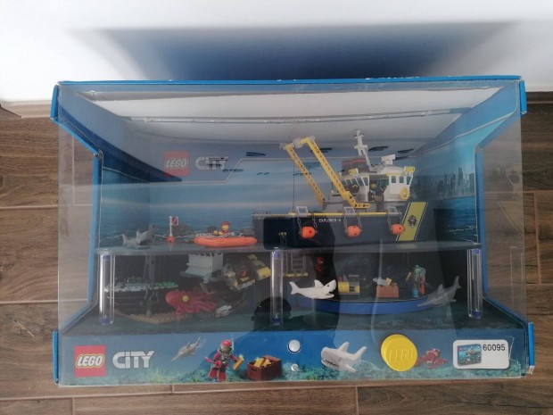 Srlt dobozos LEGO City 60095 Mlytengeri kutatjrm Display elad!