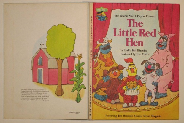 Sesame Street The little red hen Szezm utca bb rajzos USA angol