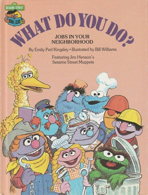 Sesame Street What do you do? Szezm utca bb rajzos USA angol