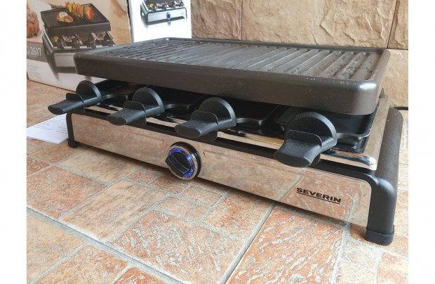 Severin RG 2617 Raclette grill elektro grillsütő partigrill Ingyen GLS